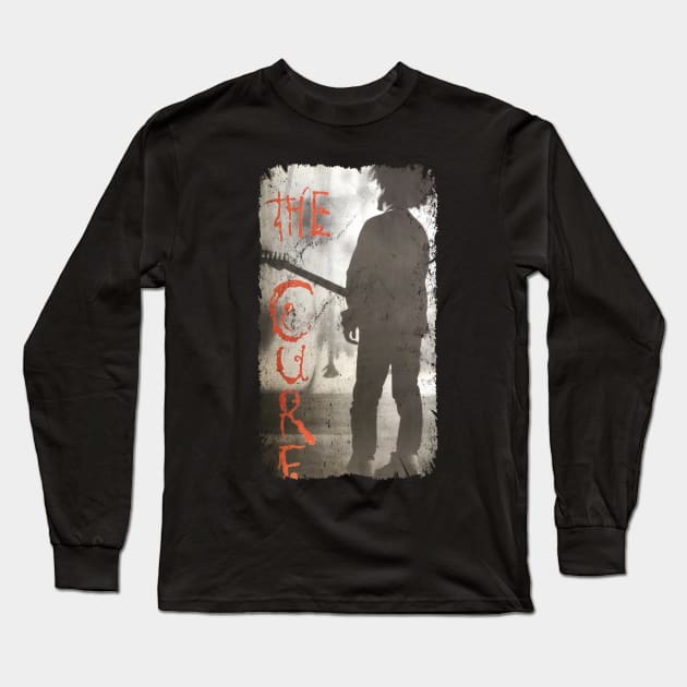 The Cure Band Long Sleeve T-Shirt by Powder.Saga art
